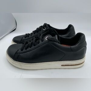 Birkenstock Bend Low Black Leather Comfort Lace Up Shoes Womens 39 / 8.5  AA12